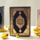 Boite à dragées Coran noir et or