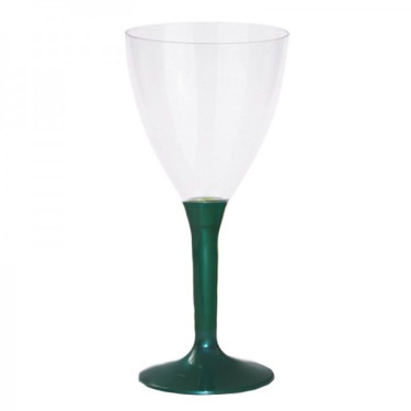 Verre à vin vert  x10