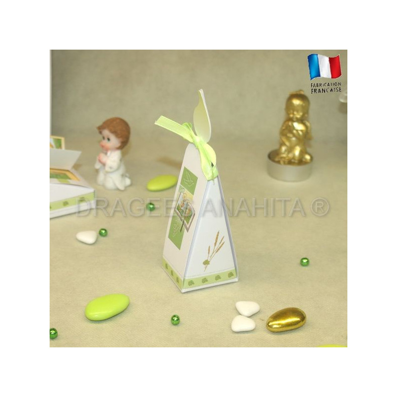 Lot de 10 boîtes à dragées Ange ajouré - Catho Rétro