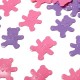 Confettis de table petit oursons rose