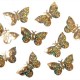 Confettis de table papillon or