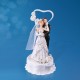 Figurine gâteau de mariage coeur romance