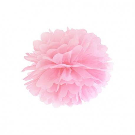 Pompon rose 25 cm