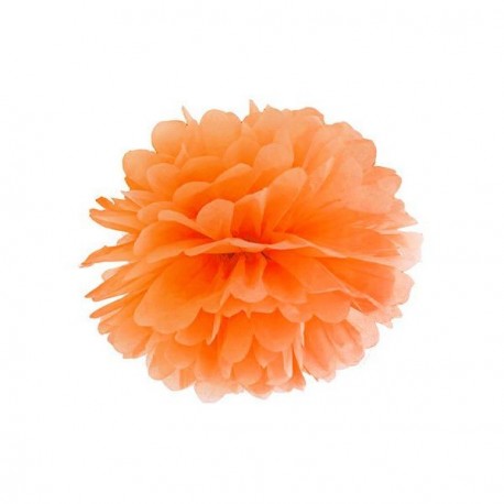 Pompon orange 25 cm
