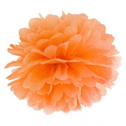 Pompon orange 35 cm