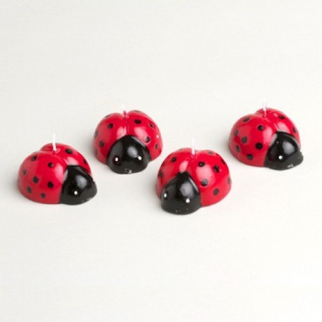 4 bougies coccinelle