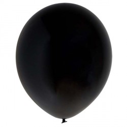 10 Ballons de baudruche noir