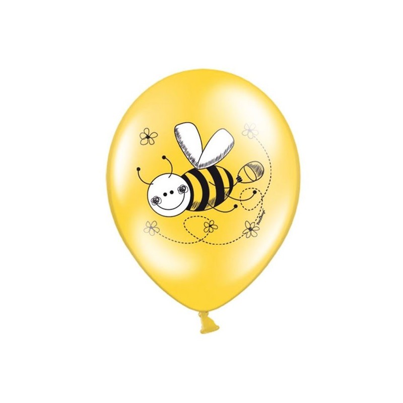 Ballons de baudruche jaune 27 cm - Dragées Anahita