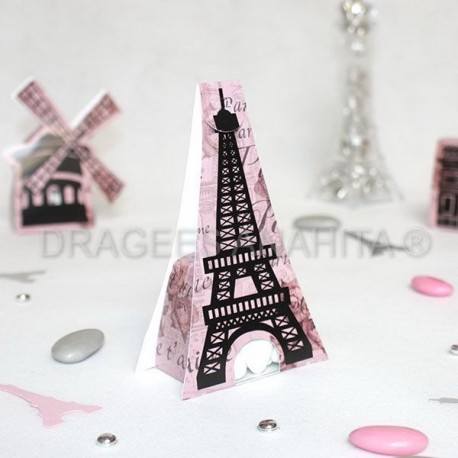 Contenant dragées Paris Tour Eiffel