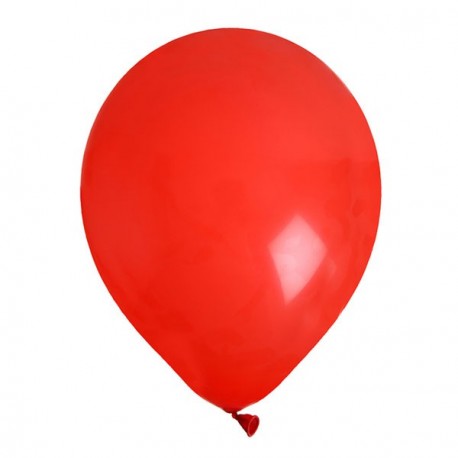 8 Ballons de baudruche rouge 25 cm
