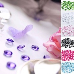 12 mm Lot de 3 packs de 56 grammes Confettis diamants poru décoration de table Transparent 