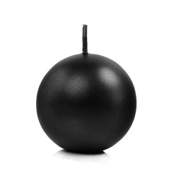 Bougie boule noir 6cm