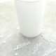 Confettis de table Joyeux Anniversaire Blanc