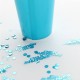Confettis de table Joyeux Anniversaire Turquoise