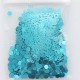 Confettis de table Joyeux Anniversaire Turquoise