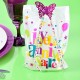 10 sacs joyeux anniversaire multicolore