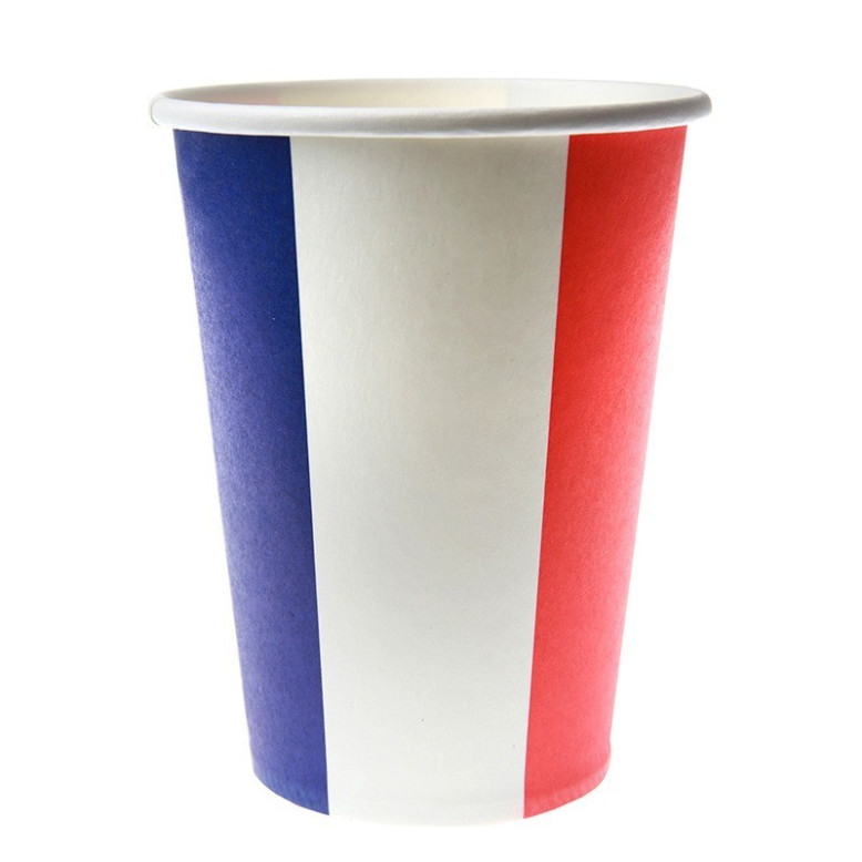 10 gobelets thème France 10 gobelets thème France