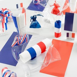 Set de table thème mariage France tricolore
