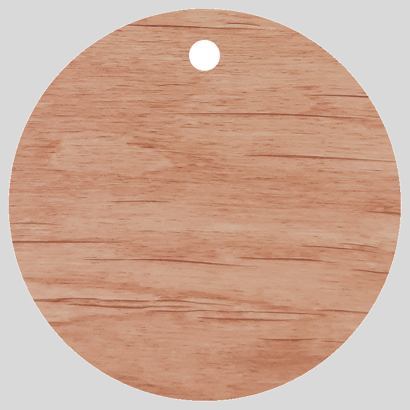 10 étiquettes ronde en bois personnalisées - Dragées Anahita